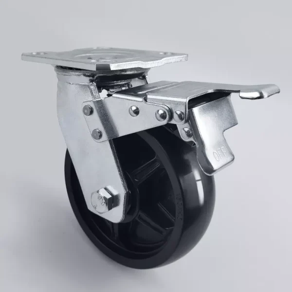 Heavy duty slip surface black copolymerization caster wheel (PP) - Image 6