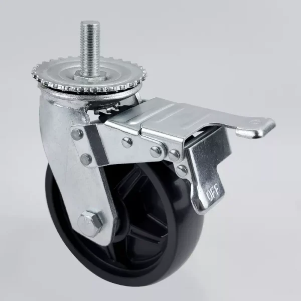 Heavy duty slip surface black copolymerization caster wheel (PP) - Image 2